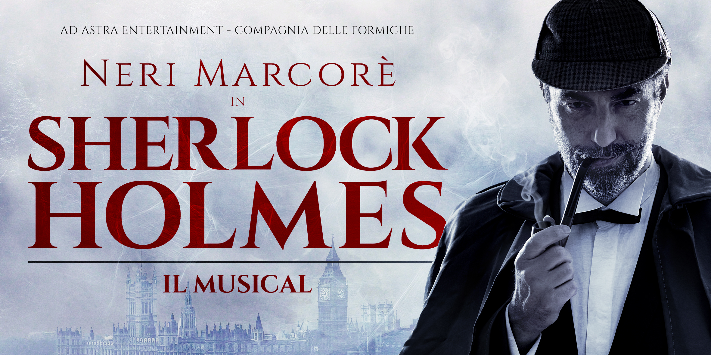 24 OTTOBRE – TEATRO – Neri Marcorè in Sherlock Holmes – Il Musical al Teatro Diego Fabbri