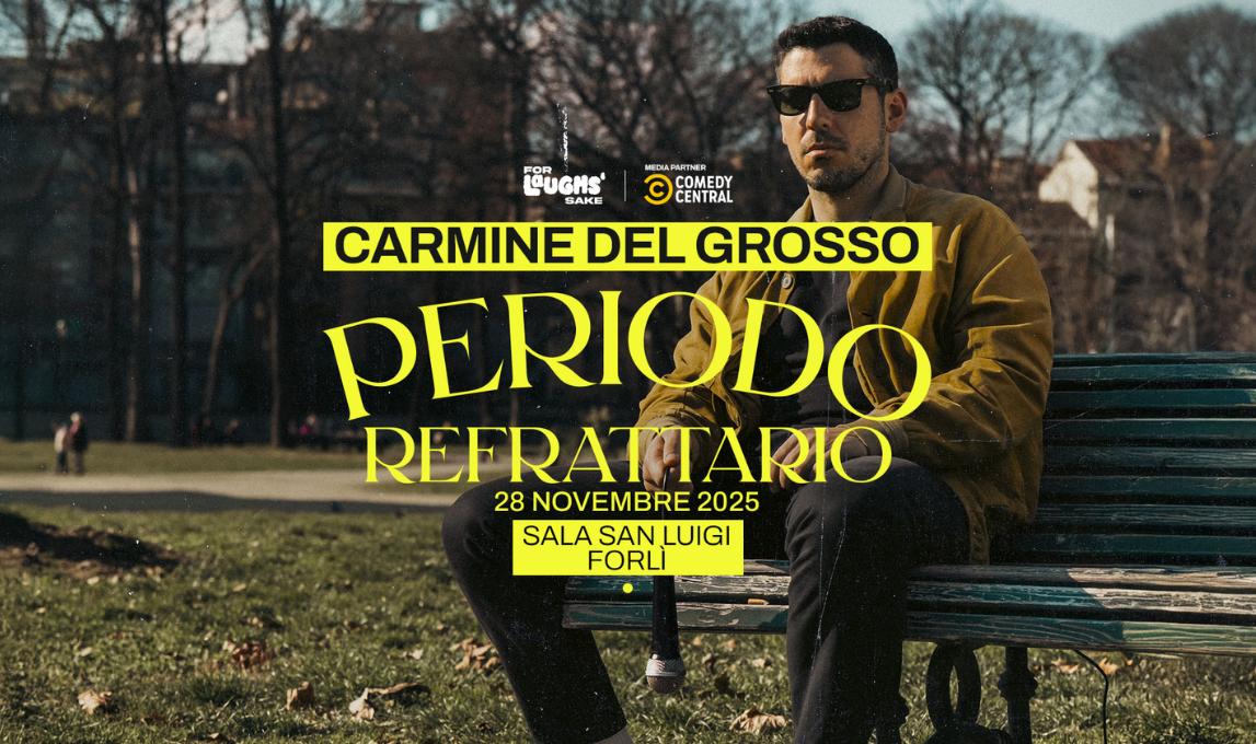 28 NOVEMBRE – TEATRO – Alla Sala San Luigi “PERIODO REFRATTARIO” con Carmine Del Grosso
