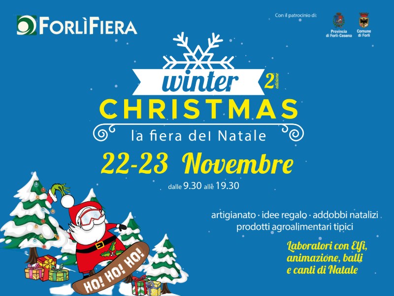 23 NOVEMBRE –  Alla Fiera di Forlì WINTER CHRISTMAS