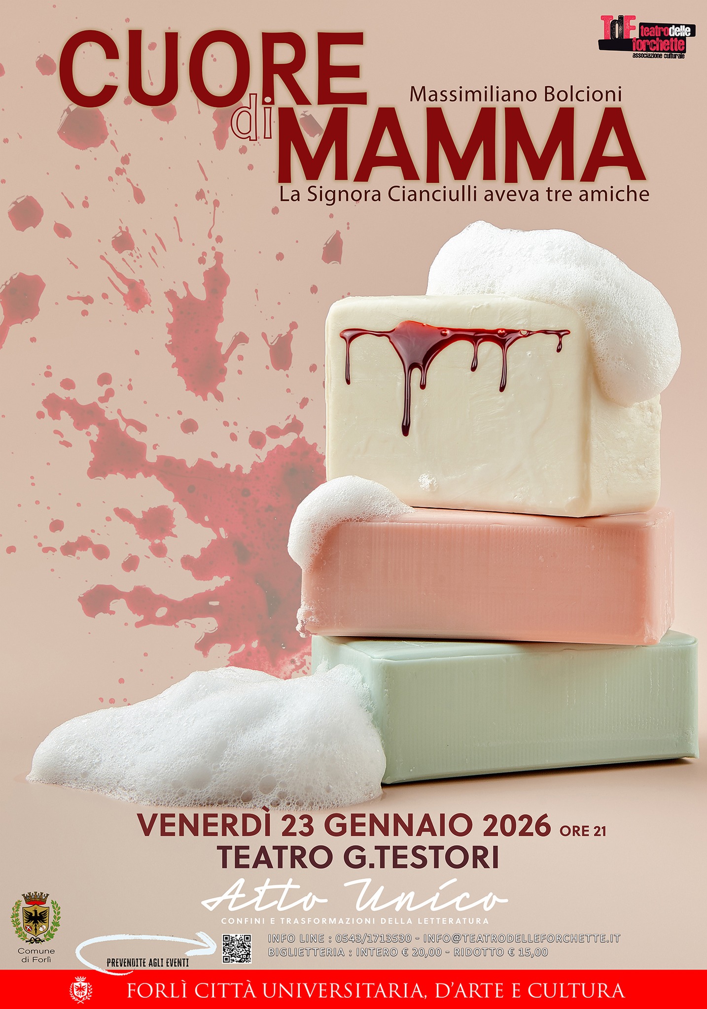 23 GENNAIO 2026 – Al TEATRO Testori in scena “Cuore di Mamma”