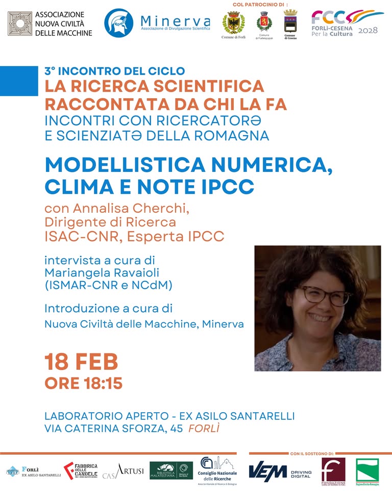 18 FEBBRAIO 2026 – INCONTRI – La Ricefrca scientifica raccontata da chi la fa presso Laboratorio Aperto ex asilo Santarelli