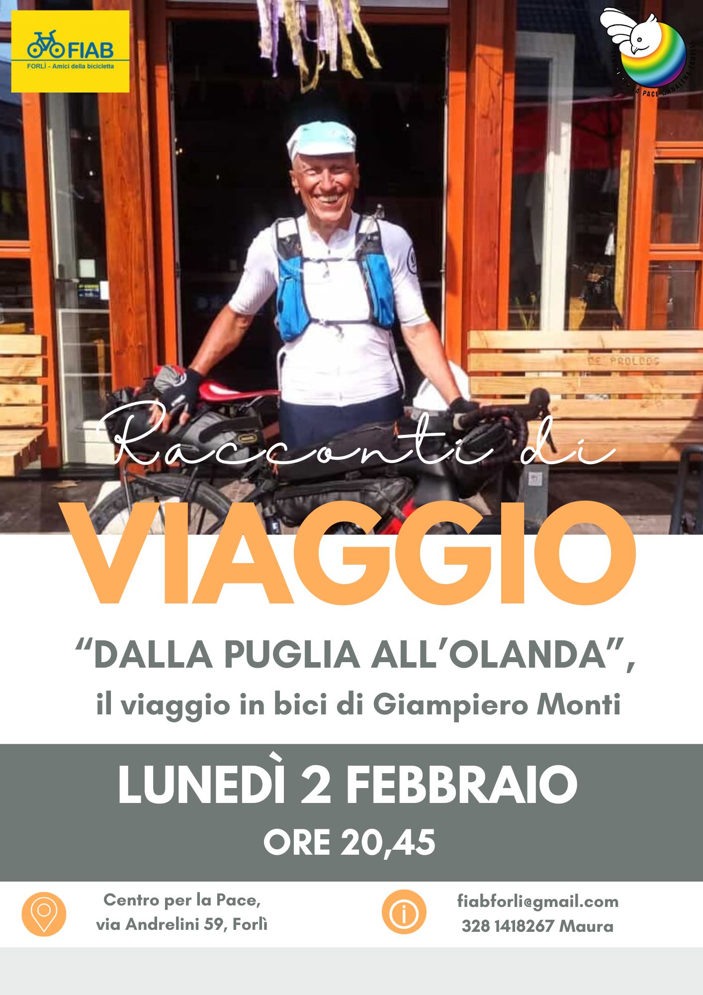 2 FEBBRAIO 2026 – Racconti di Viaggio al Centro per la Pace