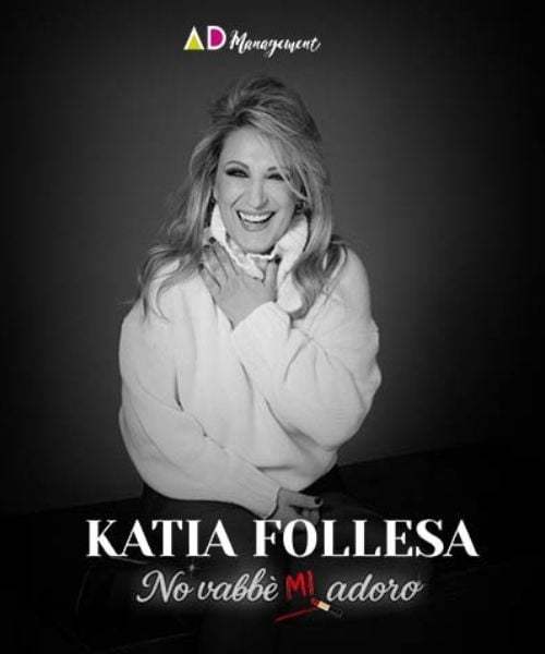 14 MARZO 2026 – TEATRO – Al Diego Fabbri Katia Follesa con ” No vabbe’ mi adoro “