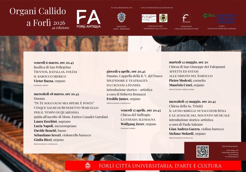 17 APRILE 2026 – CONCERTO Alla Chiesa del Suffragio concerto “La Strada Alemagna”
