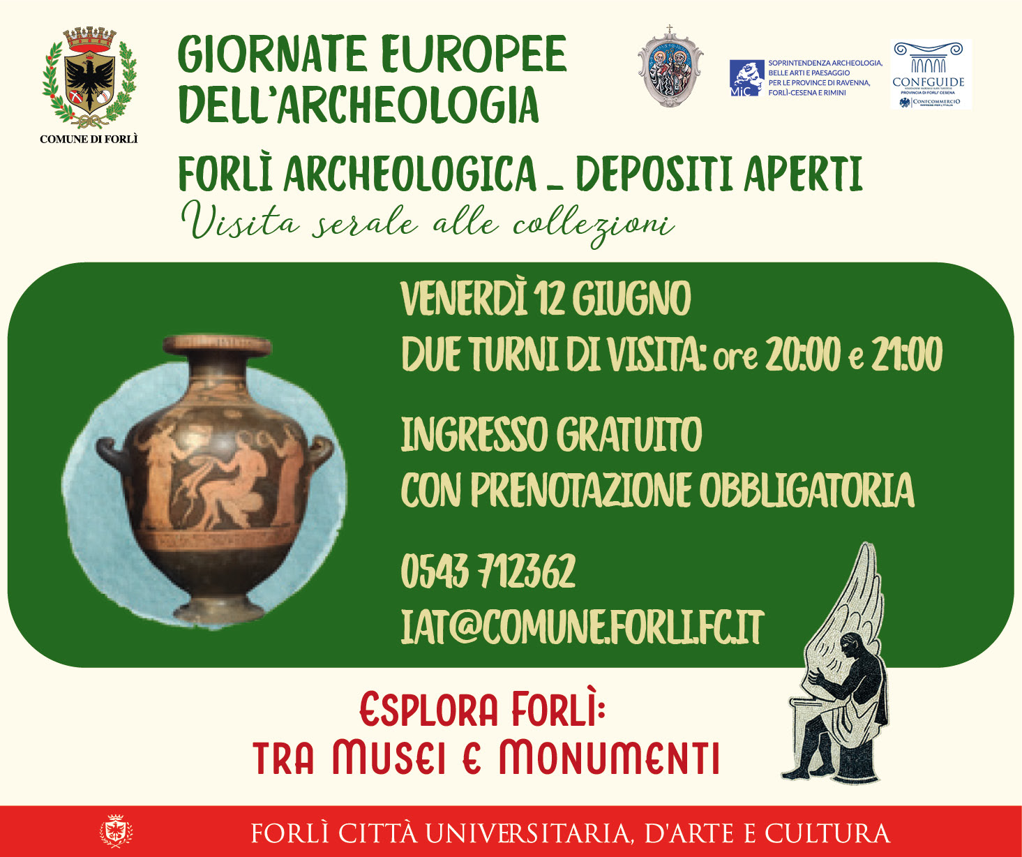 12 GIUGNO 2026 – ESPLORA FORLI’ Tra Musei e Monumenti