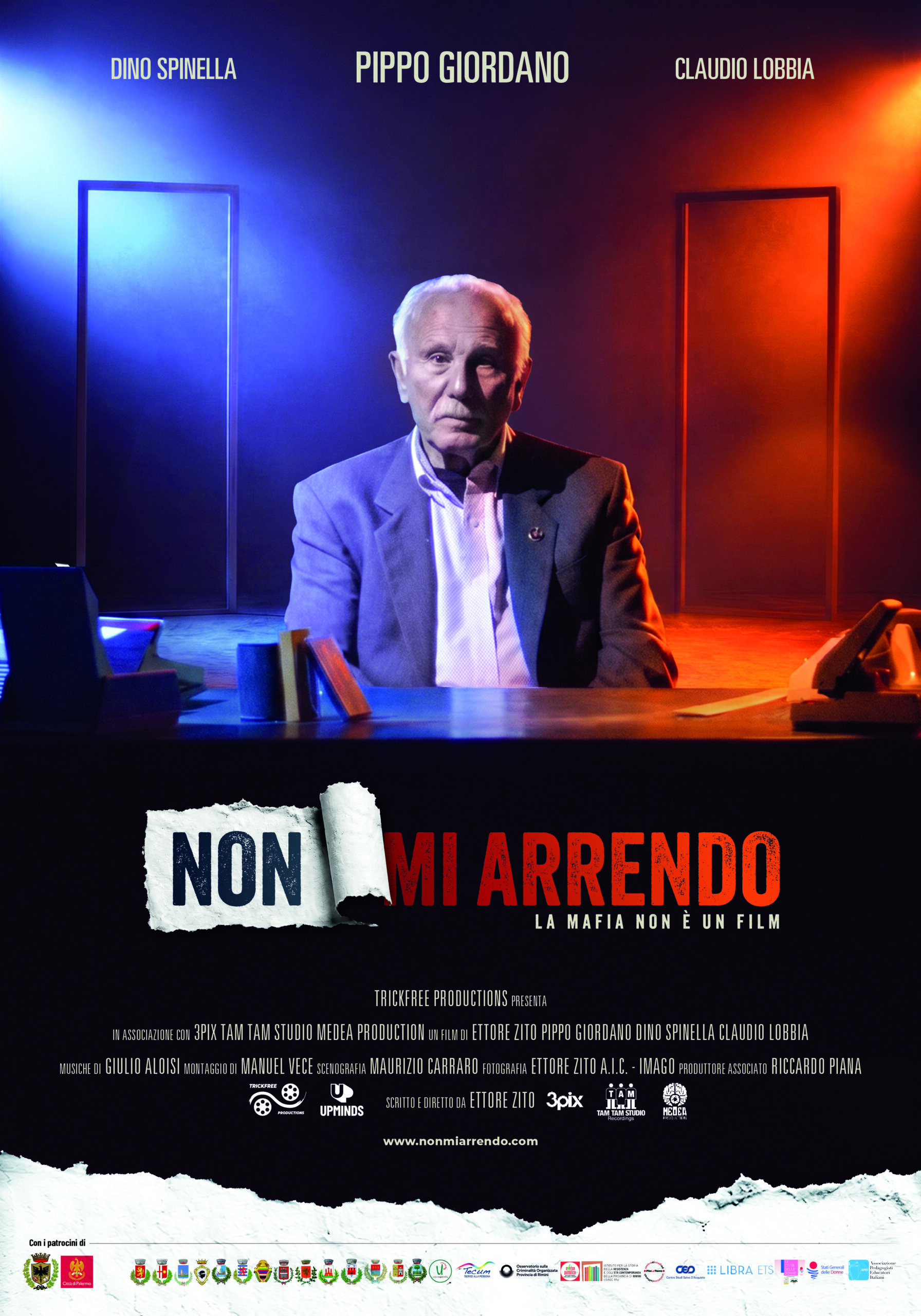 14 LUGLIO 2026 – CINEMA – All’Arena della Rocca Anteprima Nazionale del Film ” Non mi arrendo! La mafia non è un film”