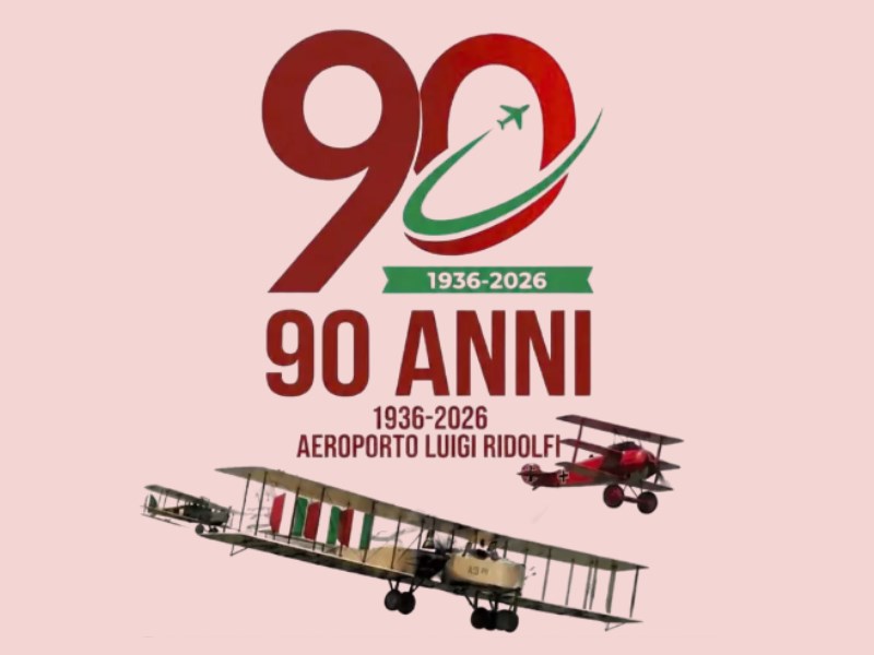 27 SETTEMBRE 2026 – EVENTO  l’Aereporto Luigi Ridolfi apre i propri spazi al territorio per celebrare  90°di storia aeronautica